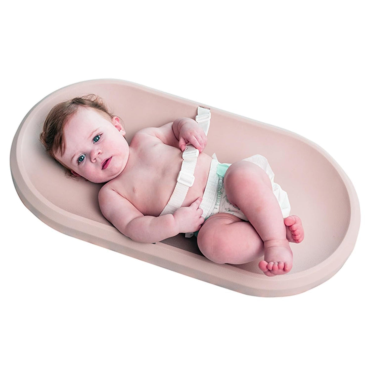 zeepops baby changing pad waterproof non-slip cream keeps baby secure during diaper changes