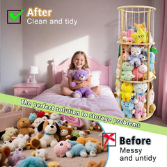 ZeHaiYlf spacious storage tower keeps toys organized and off floors.