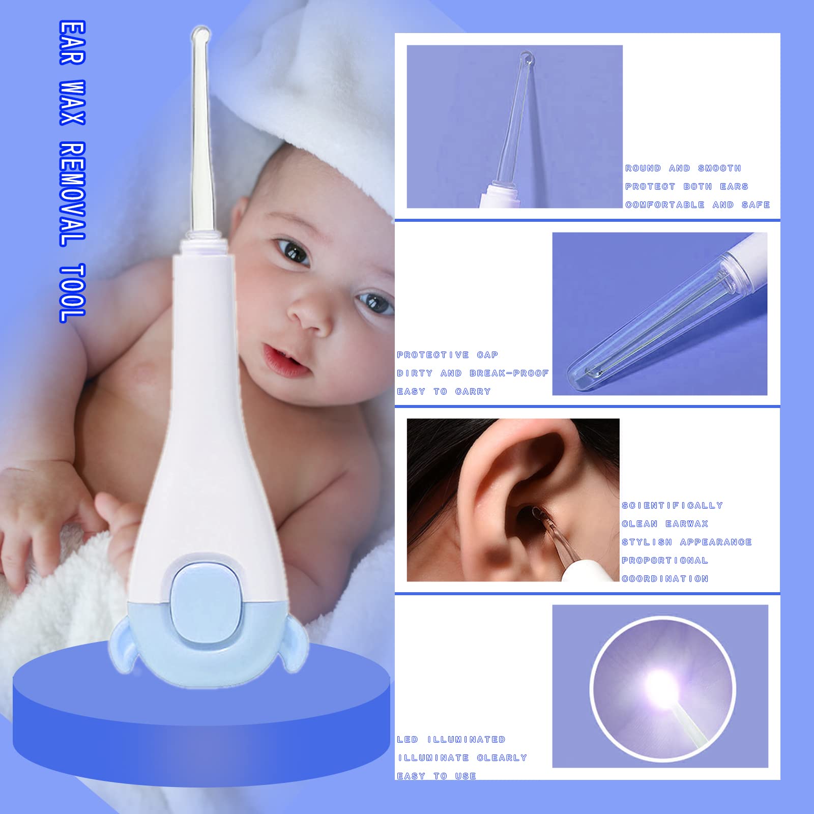 ZELINYE baby nail clippers ergonomic design helps safe nail trimming
