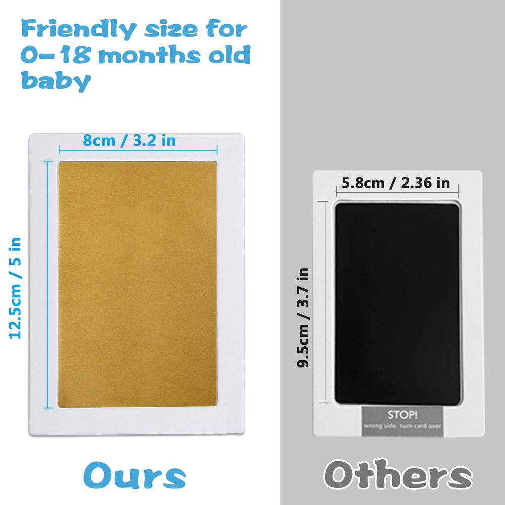 Zemiu baby handprint press with clean touch comfort
