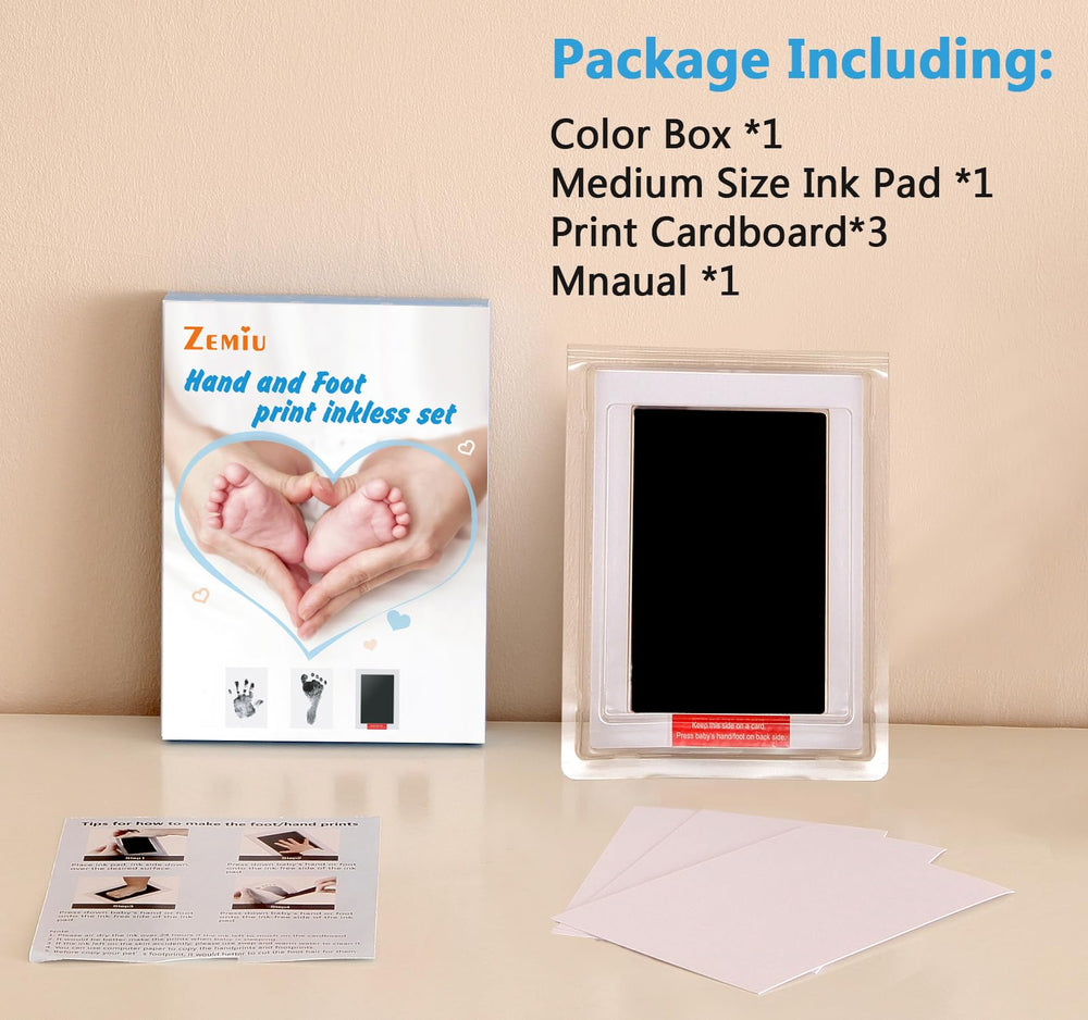Zemiu newborn keepsake kit offers a thoughtful gift idea.