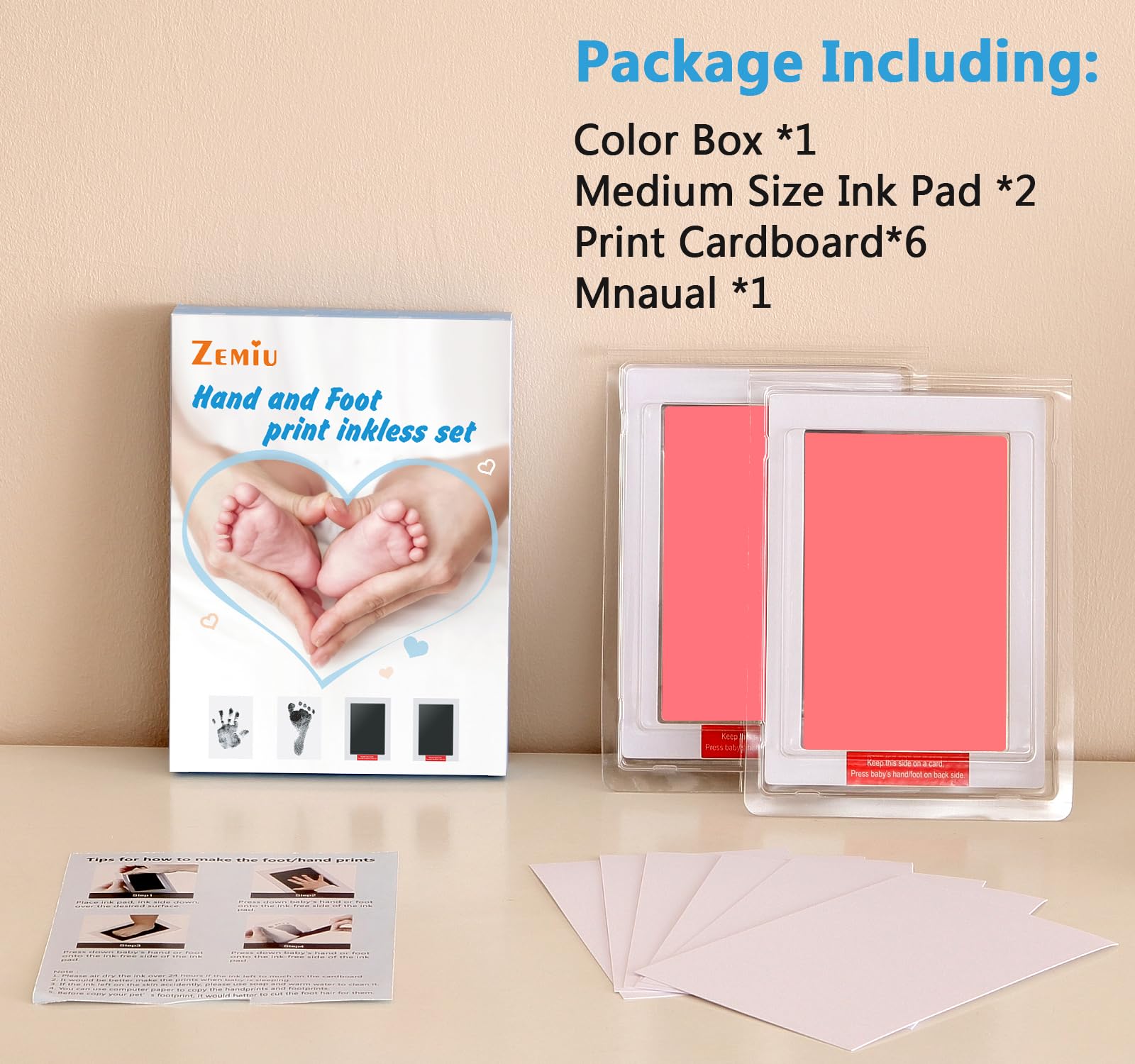 Zemiu baby room decor keepsake idea for nursery display