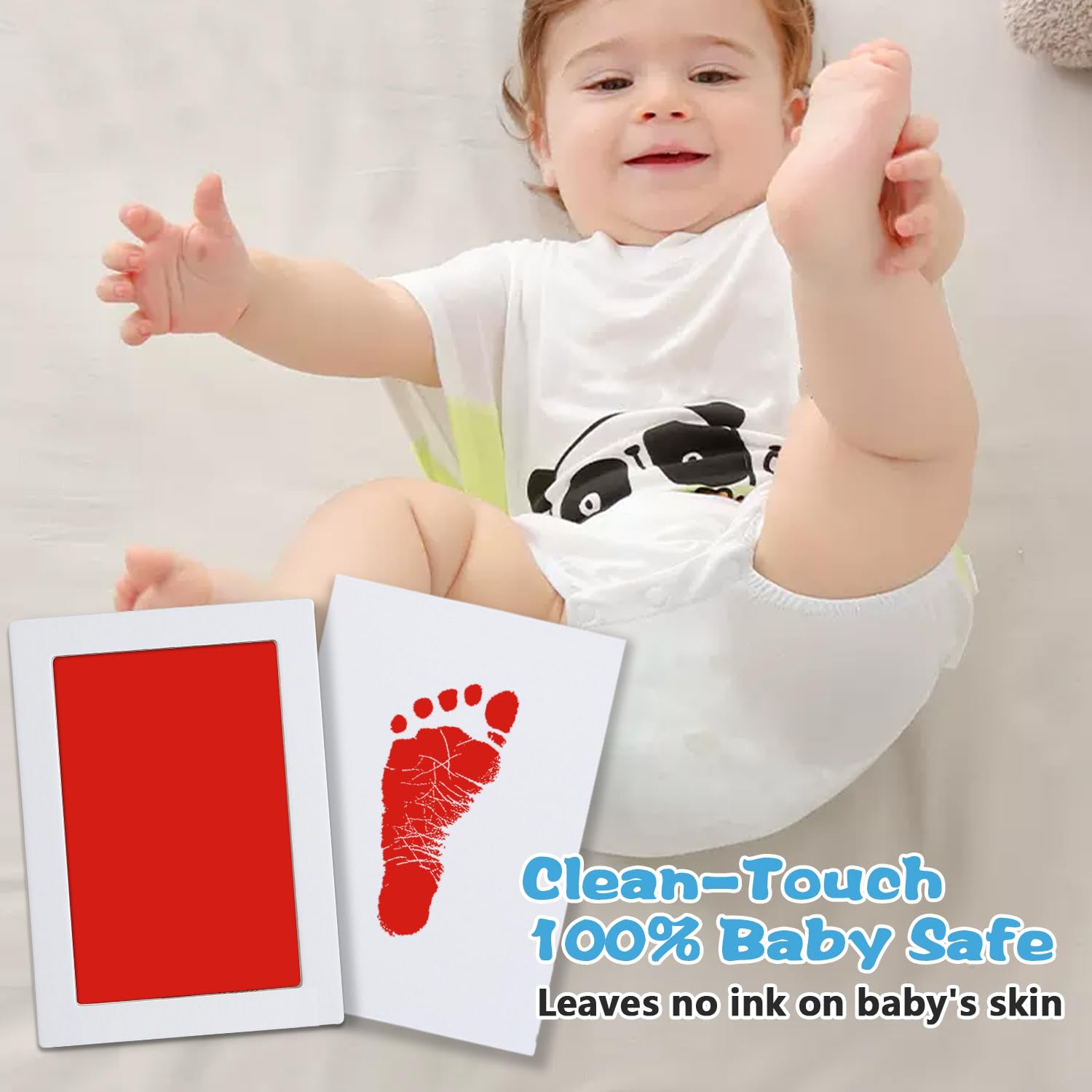 Zemiu handprint-footprint 3-step-use for quick keepsakes.