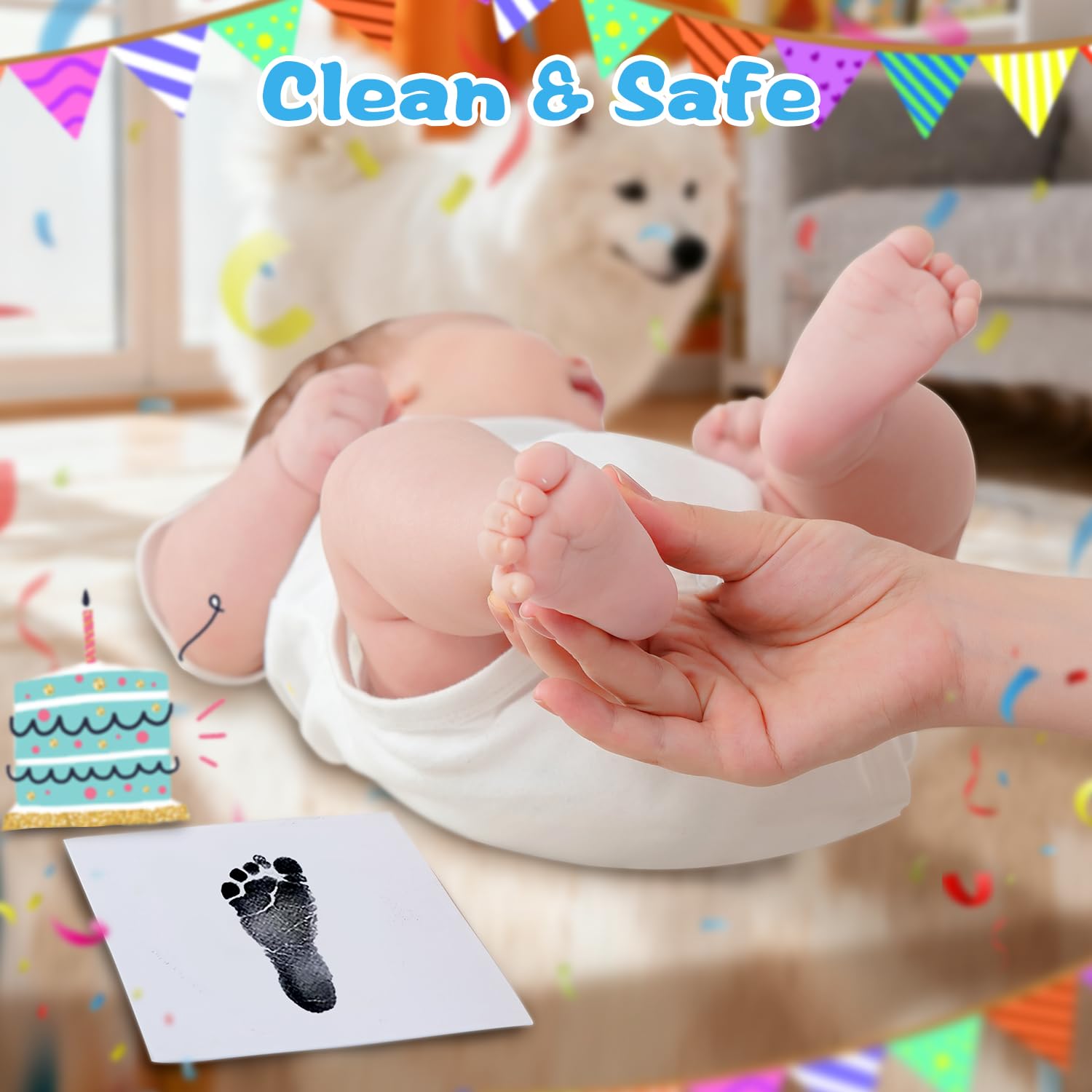 Zemiu white imprint card for display-ready keepsakes