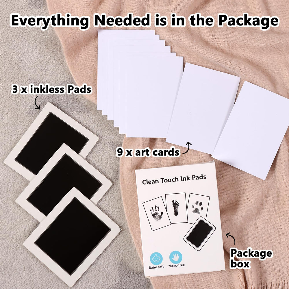 Zemiu pet paw print option with clean-touch ink pad for memories.