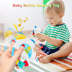 Zendstanding baby sensory toys mini keyboard safe colorful sounds for newborn exploration