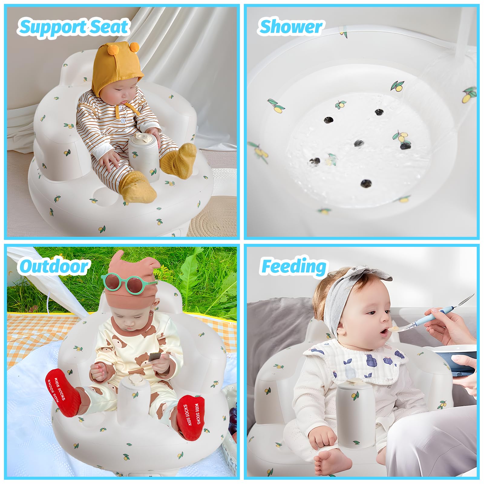 Zenflux Oliver versatile seat for feeding, playing, and learning