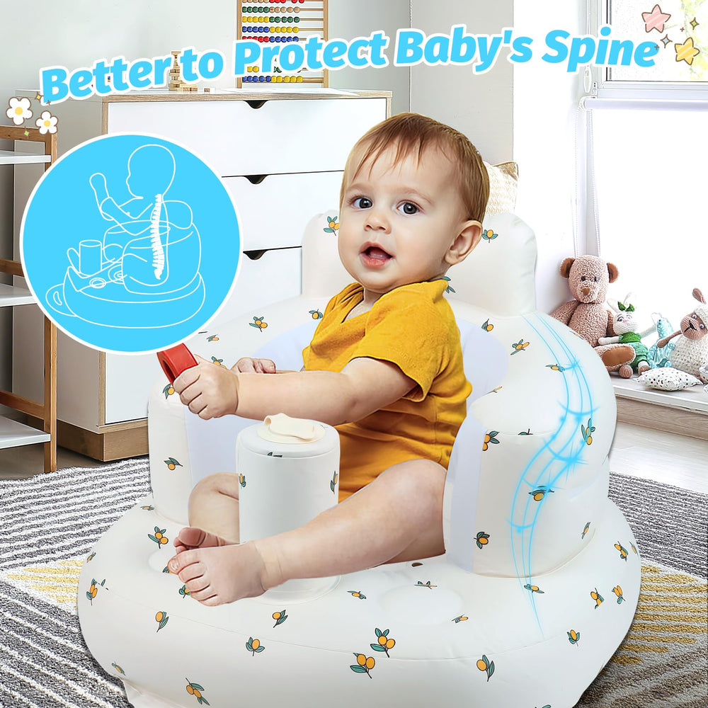 Zenflux Oliver non-toxic PVC seat provides skin-friendly comfort