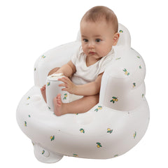 Zenflux Oliver inflatable baby seat with built-in pump for quick, portable seating