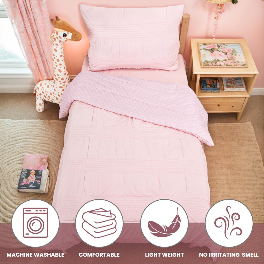 ZenKitch care-instructions pink bedding – easy maintenance for busy families