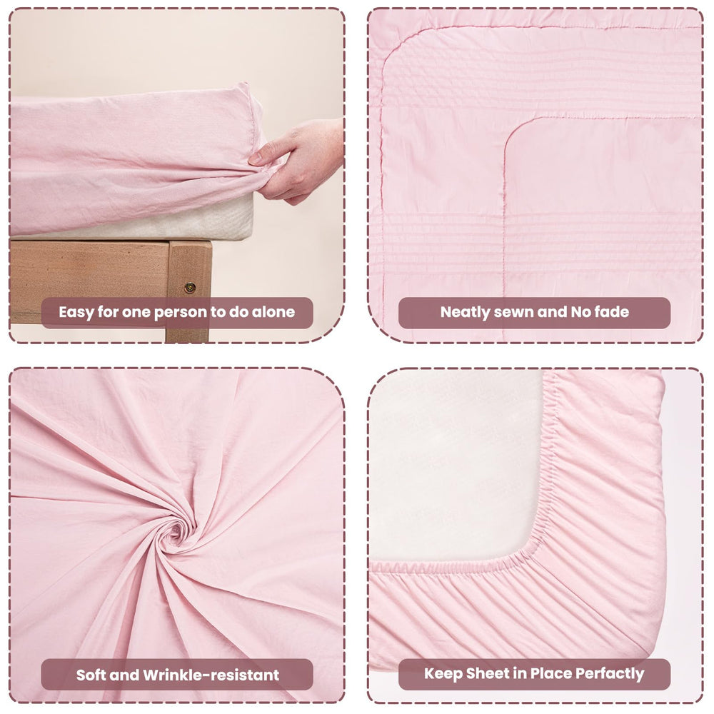 ZenKitch pillowcase pink – gentle surface for restful nights
