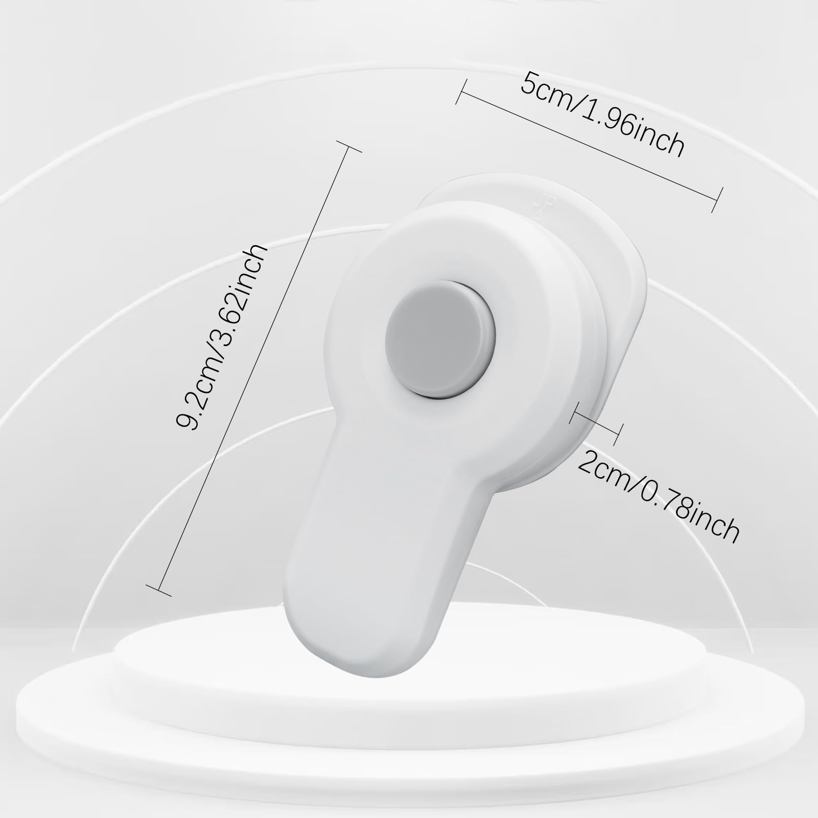 ZenTiky childproof lock closeup highlights durable PC construction