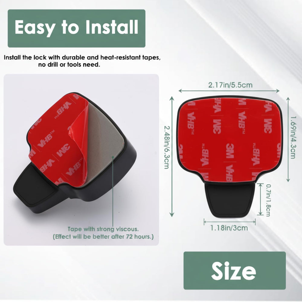 ZENTIVOR oven-lock mounted on stove or dishwasher for added safety.