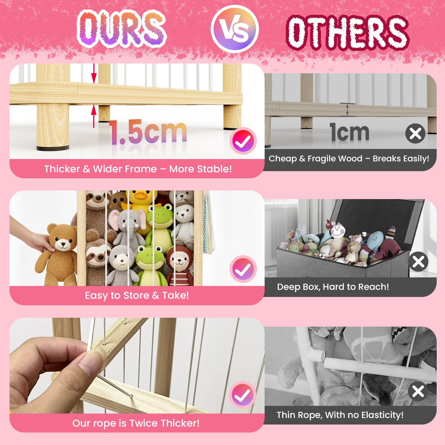 ZEQON rounded-corner design minimizes sharp edges for safer kid use.