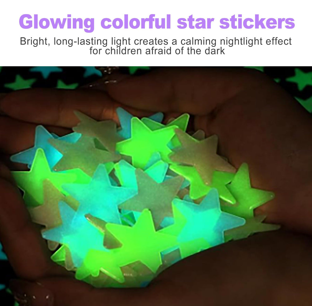 ZeriLion glow-in-the-dark stars provide a soothing night-light alternative for bedtime.