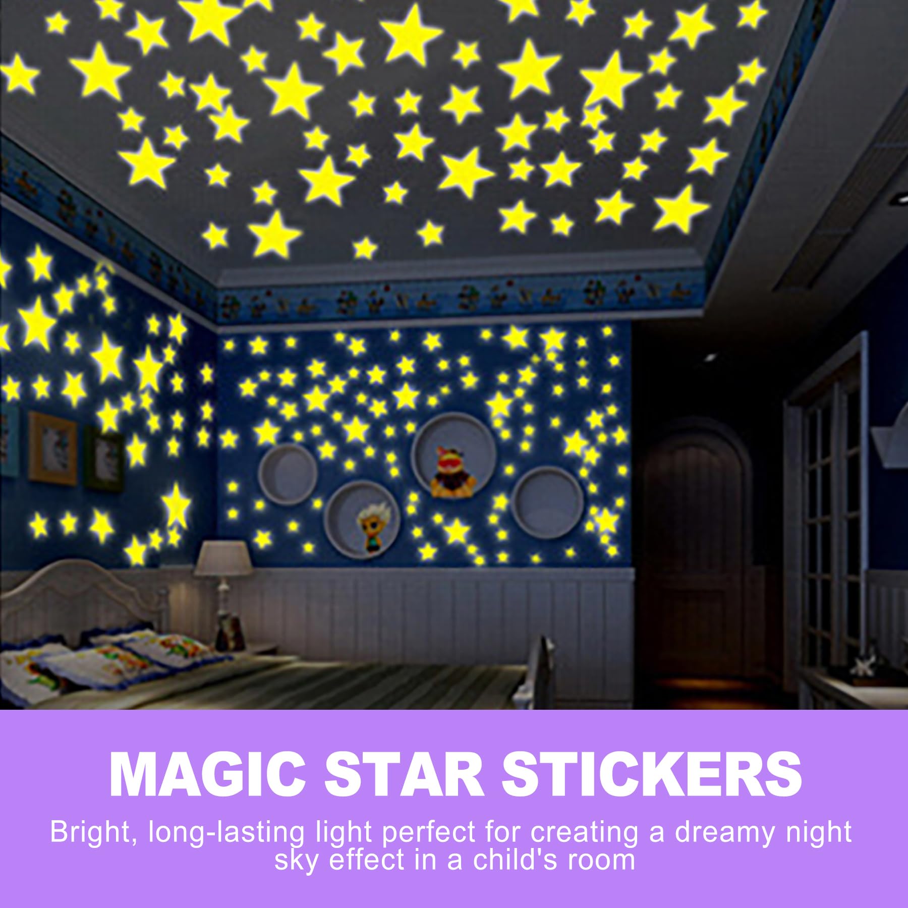 ZeriLion 100-piece set offers easy DIY constellations and galaxy-inspired decor.