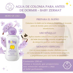 Zermat Baby Lotion pump bottle enables easy, mess-free application.