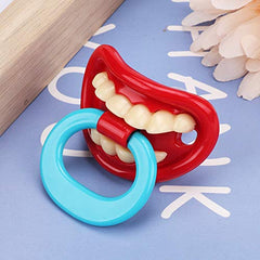 Zerodis Baby Funny Pacifier curved-baffle design shown for a friction-free fit.