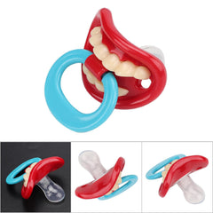 Zerodis Baby Funny Pacifier nose-friendly design helps prevent nose obstruction.
