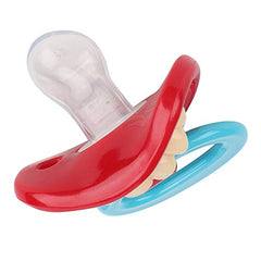 Zerodis Baby Funny Pacifier soft silicone material pictured for safe, comfy use.