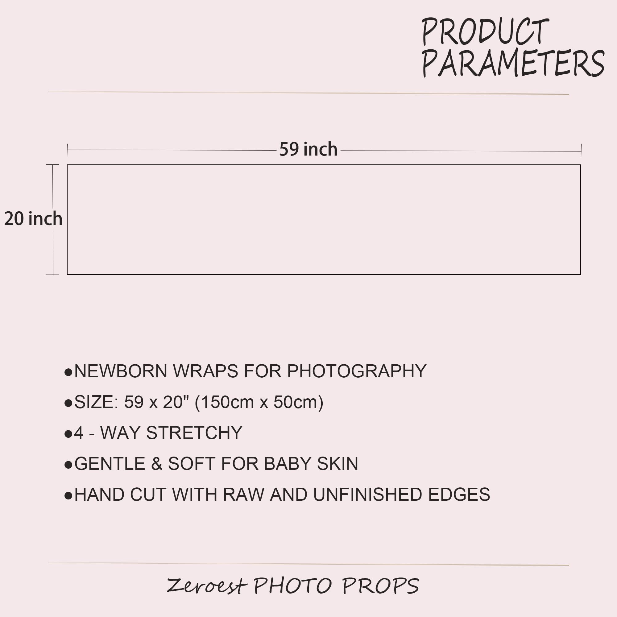 Zeroest newborn wrap blue-soft-knit-texture emphasizes gentle touch for newborn portraits