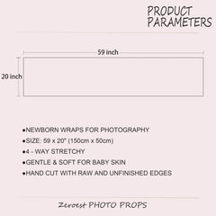 Zeroest newborn wrap blue-soft-knit-texture emphasizes gentle touch for newborn portraits