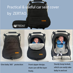 ZERTAO car seat cover air-vents improve breathability for newborns