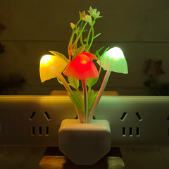 ZEZHOU center mushroom seven-color light for cozy rooms.