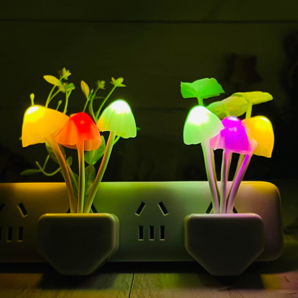 ZEZHOU compact mushroom night light suits kids' rooms and hallways.