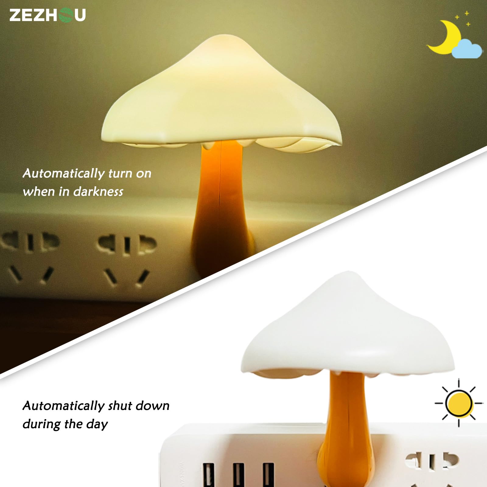 ZEZHOU energy-saving night light illuminates hallways with minimal power use