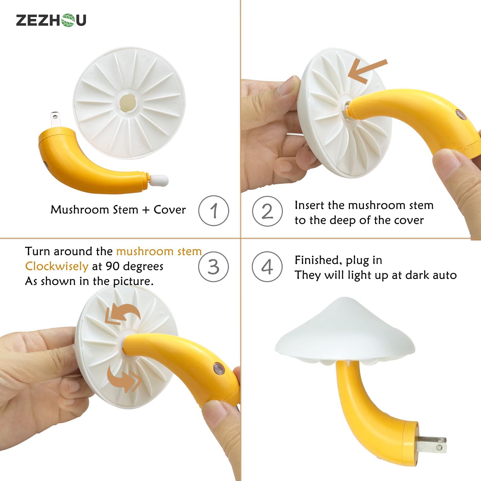 ZEZHOU kids room night light promotes safer nighttime navigation