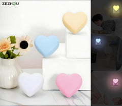 ZEZHOU kid room night light highlighting a cute heart design