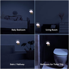 ZEZHOU sensor LED mushroom light with dawn-dusk sensor saves energy