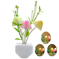 ZEZHOU Sensor LED Mushroom Night Light palm-size ambient lighting for any room