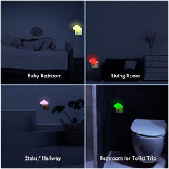 ZEZHOU sensor night light dawn-dusk automatically glows at dusk and fades by dawn.