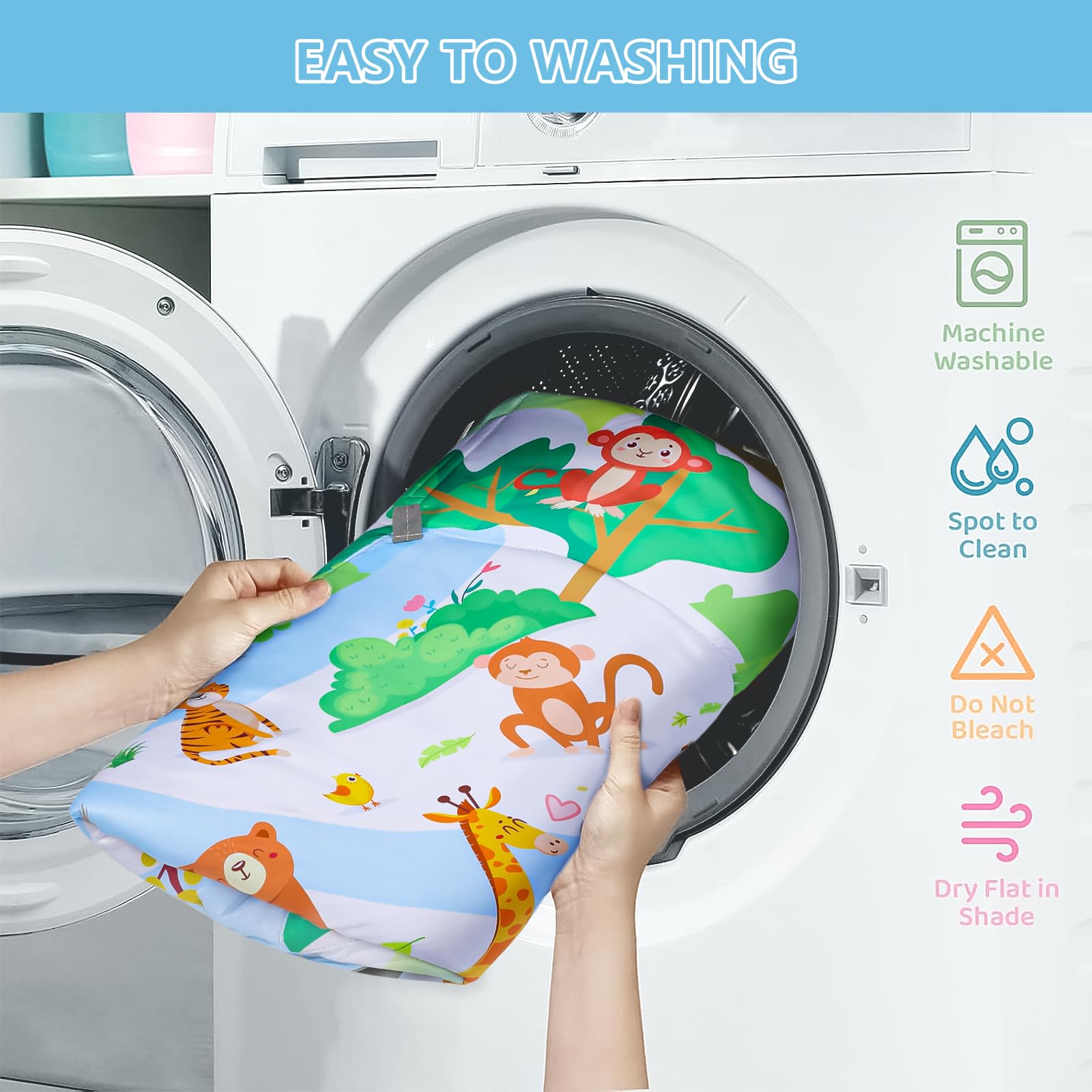 ZFDEBY tummy-time mat supports early sensory and motor exploration