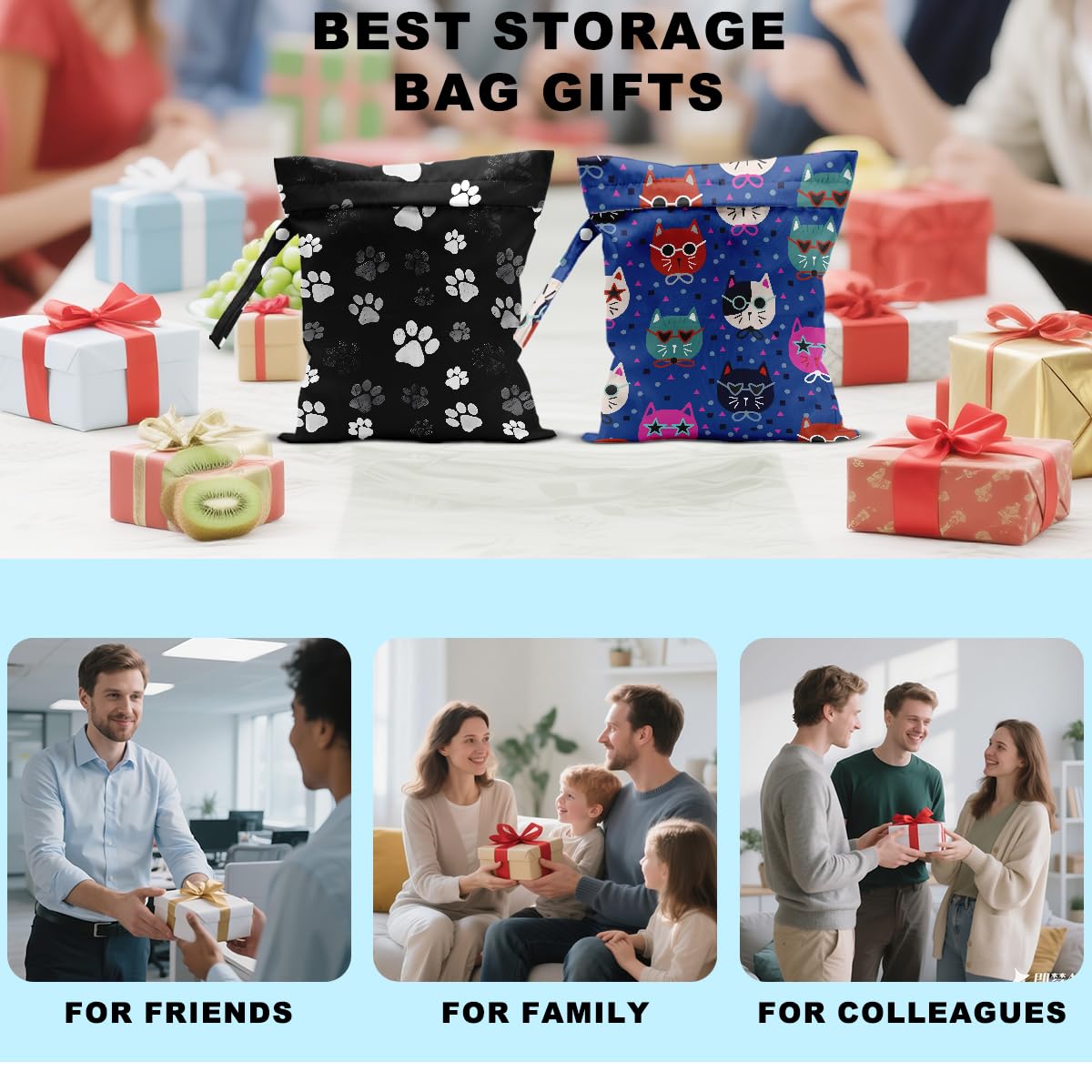 ZHAMEN wet bag multi-use storage demonstrates versatility beyond wet items