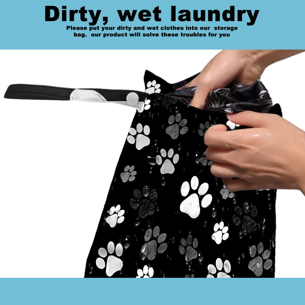 ZHAMEN wet bag pattern close-up highlights cute design and portability