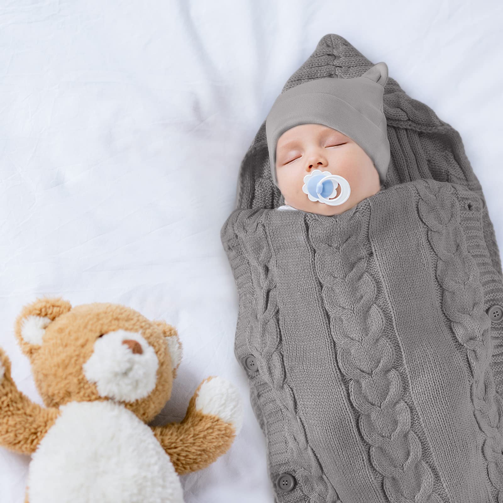 Zhanmai baby wearing the sleeping bag wrap in stroller