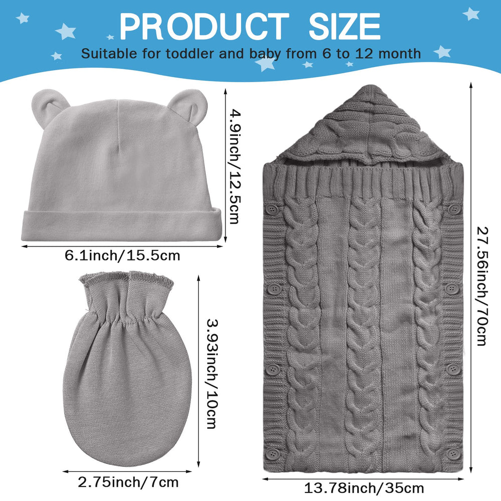 Zhanmai bear-eared hat on baby for cute winter warmth