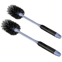 ZHAYAO long handle bottle brush closeup shows ergonomic grip for thorough cleaning