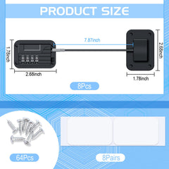 Zhengmy 4-digit code dial close-up demonstrating easy password change