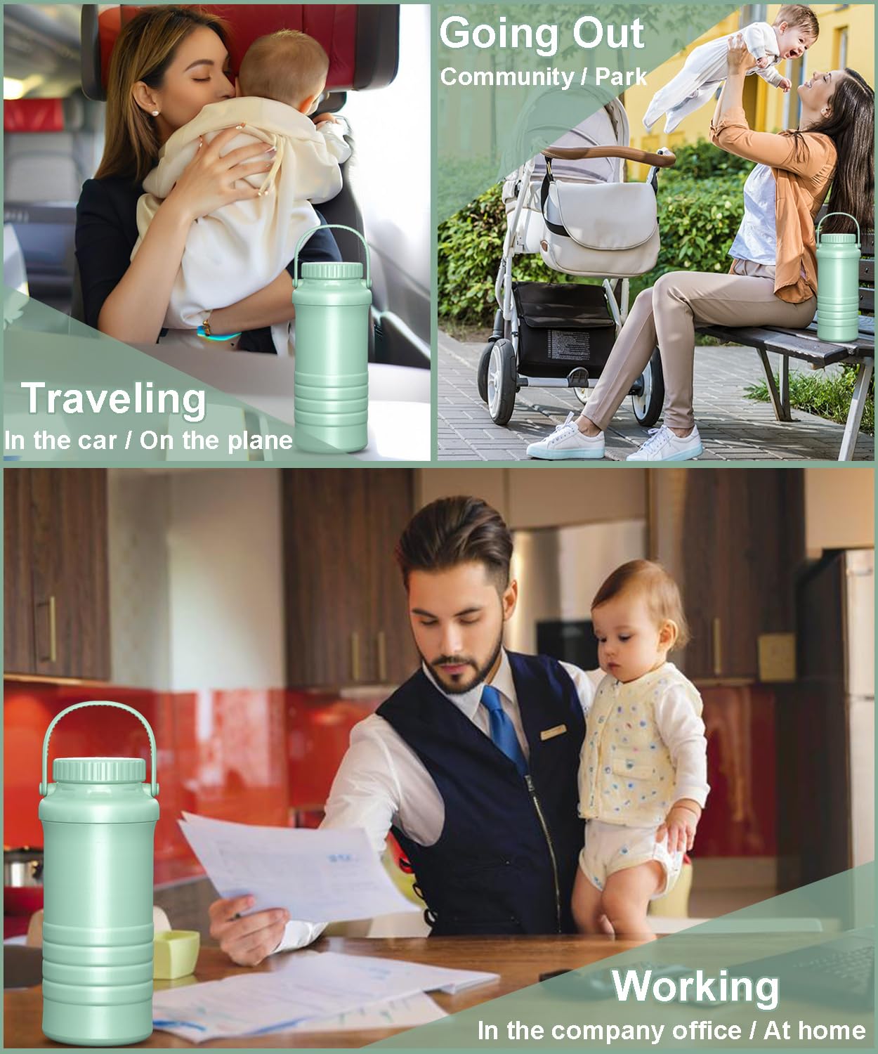 Zhichu two-bottle setup offers flexibility to store different temperatures