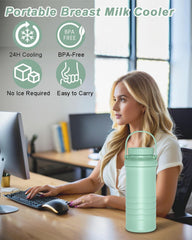 Zhichu two BPA-free inner bottles ready for travel and feeding