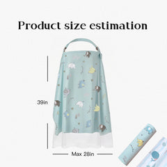 ZHIYUEJING nursing cover shows breathable mesh layer for airflow.