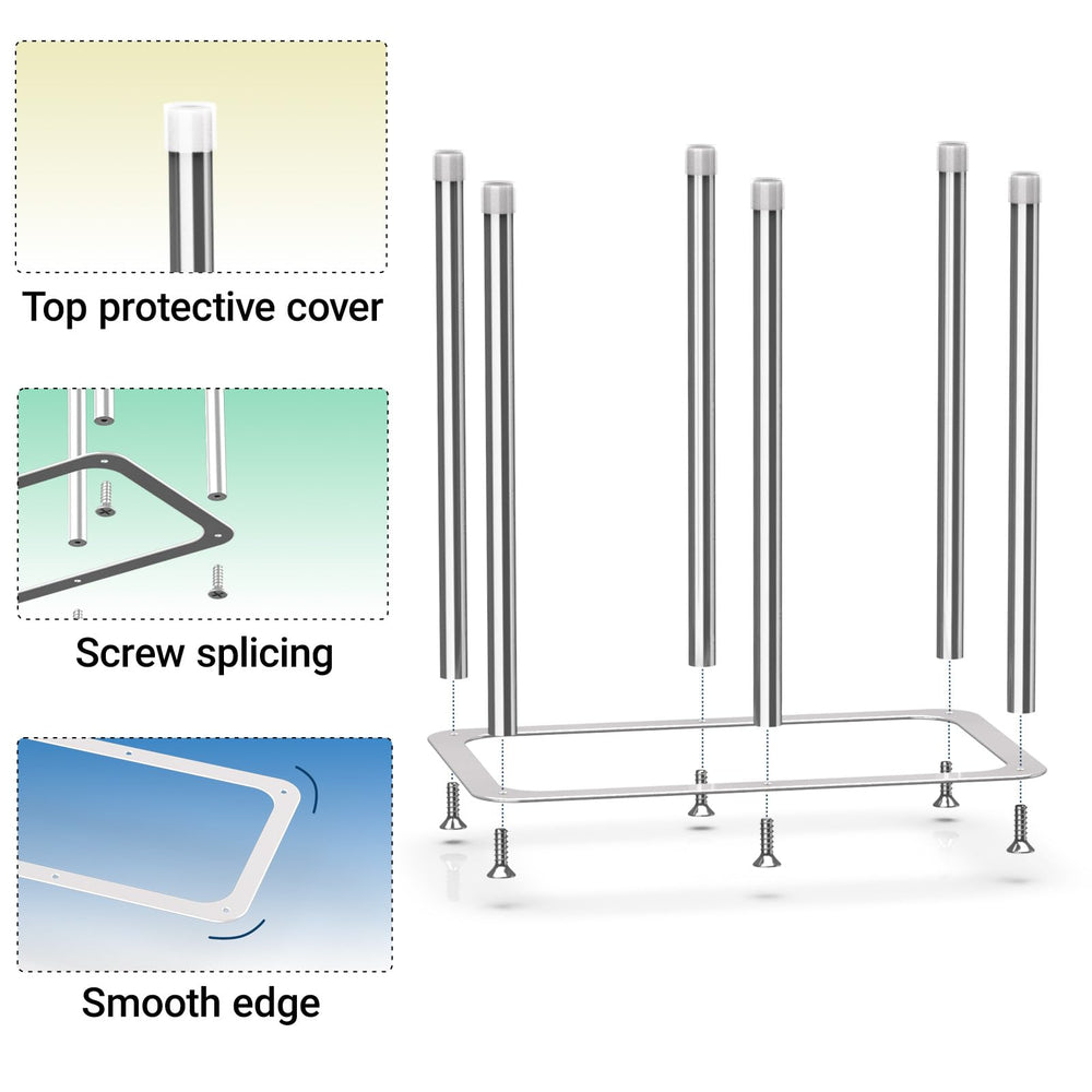 ZHMY scratch-protection caps prevent scratches on delicate cups and jars.