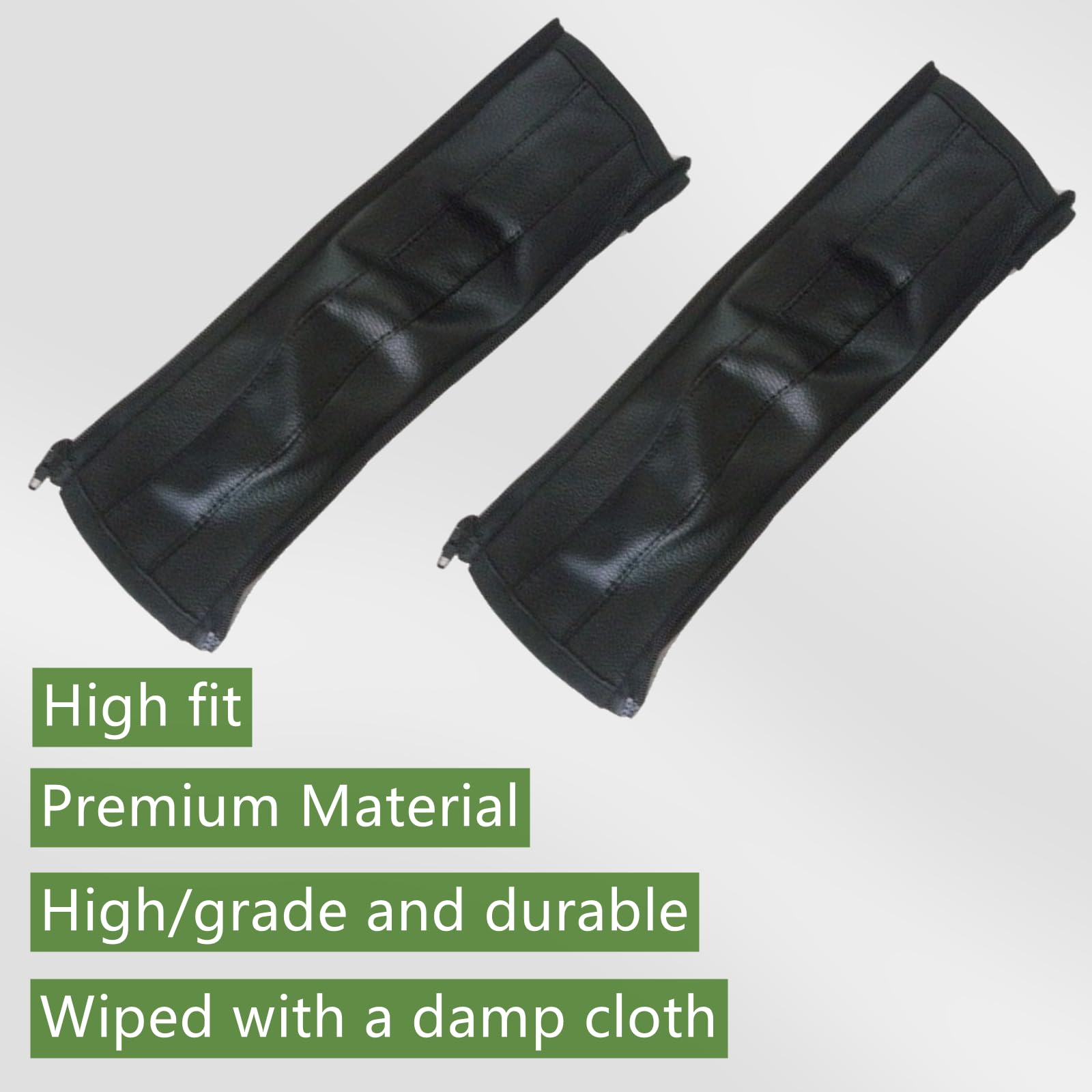 Zhouocea black-leather-look cover complements most strollers.