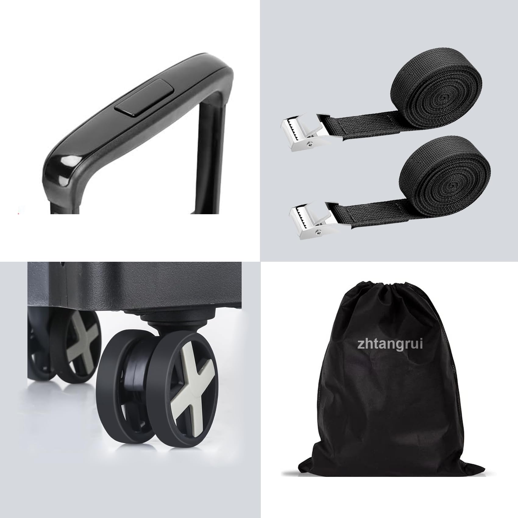 Zhtangrui car-seat dolly used between car and destination for convenient travel