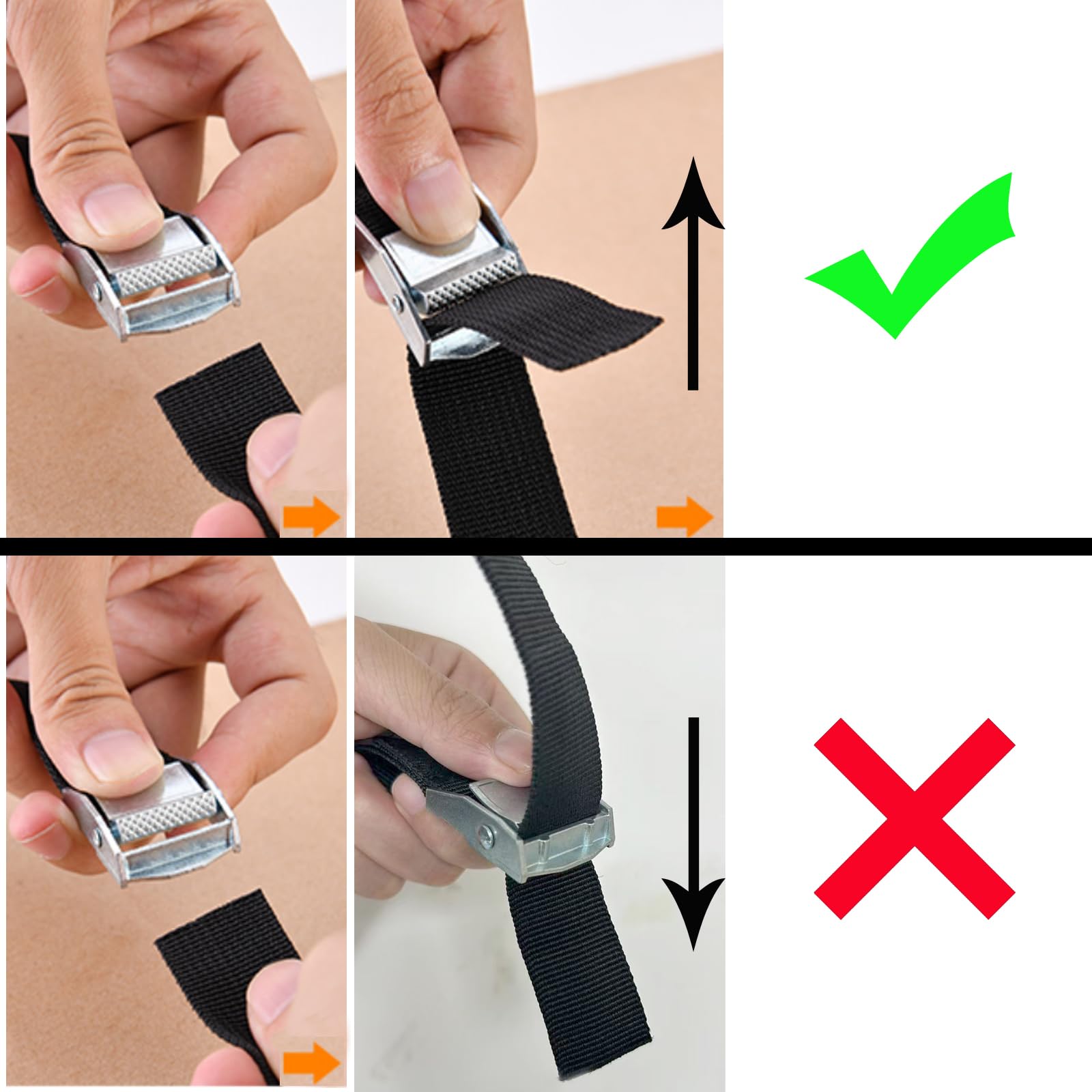 Zhtangrui car-seat dolly with straps secures load during transport