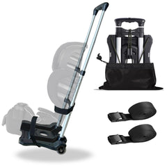 zhtangrui car seat travel cart folding-dolly-compact for easy airport transitions.